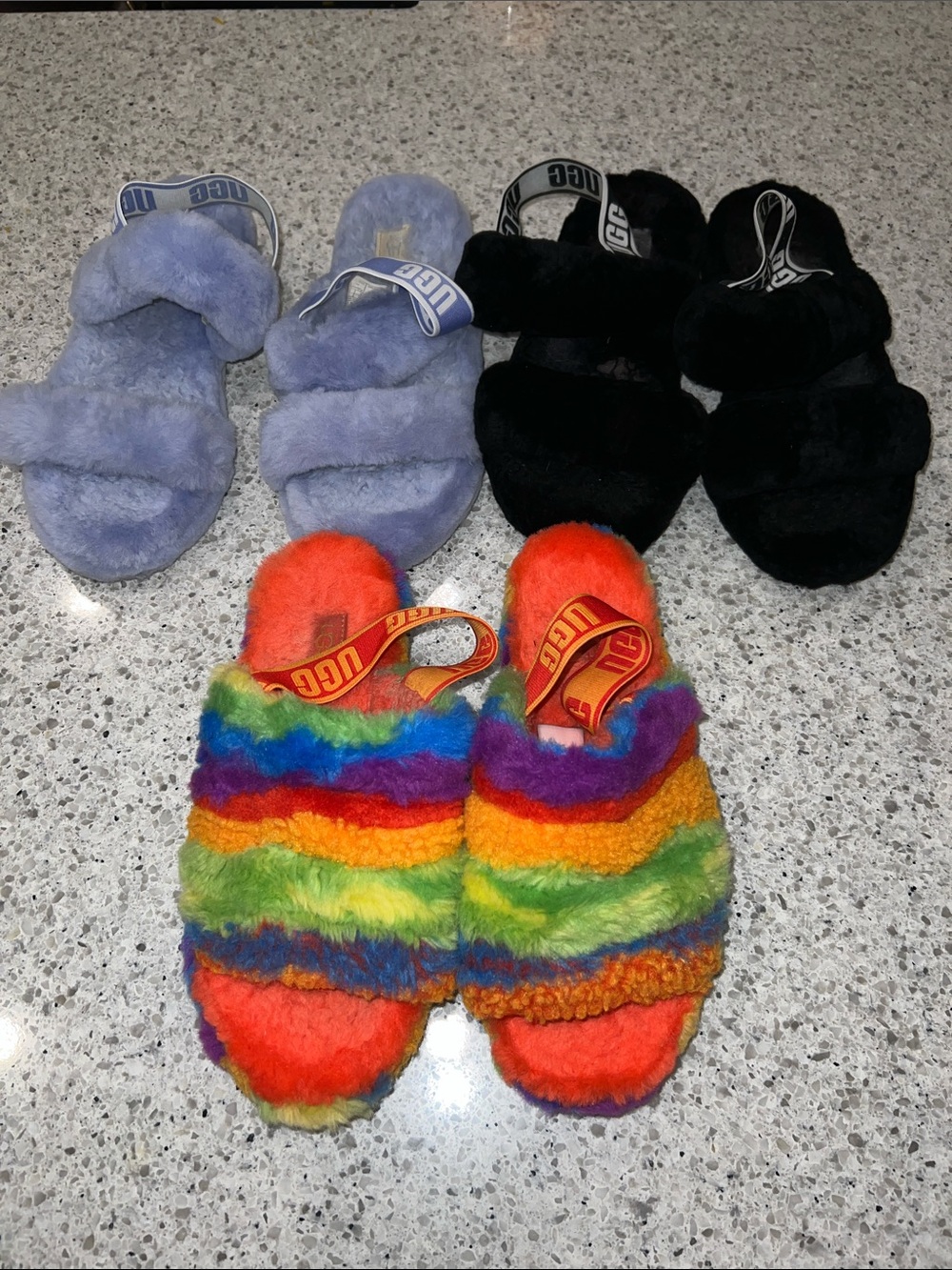 3 UGG slide sandals Lot